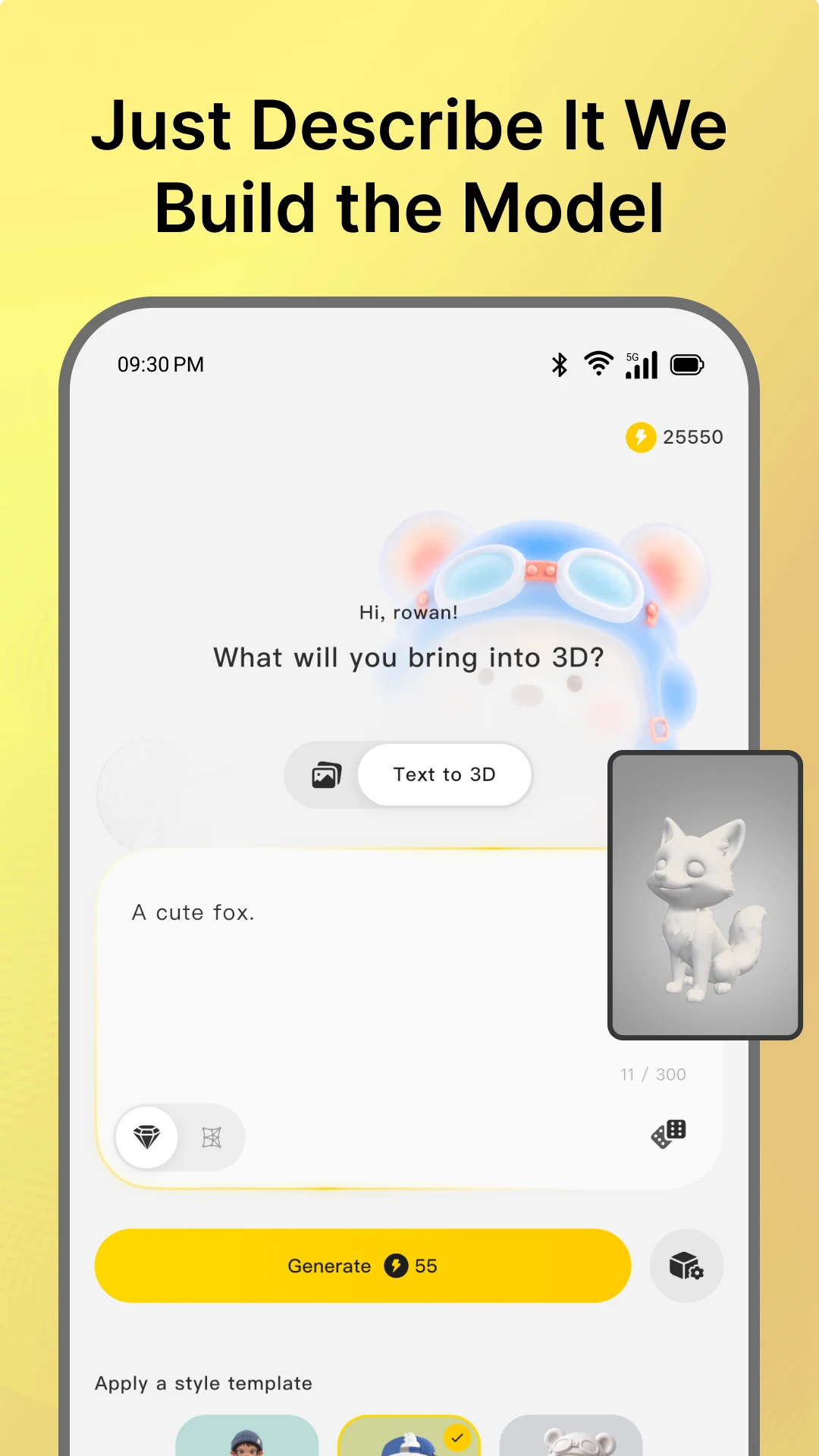 Tripo - AI 3D Model Generator screenshot