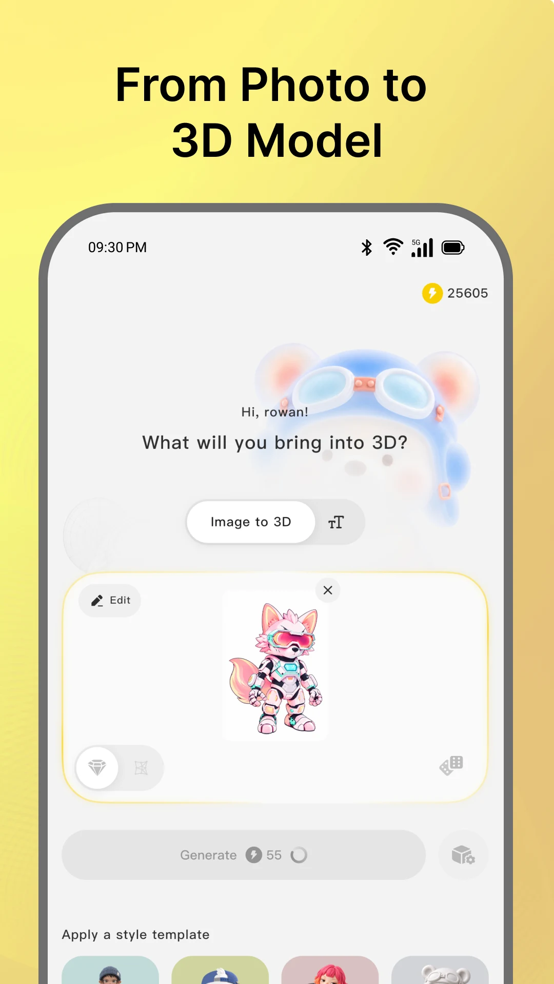 Tripo - AI 3D Model Generator screenshot